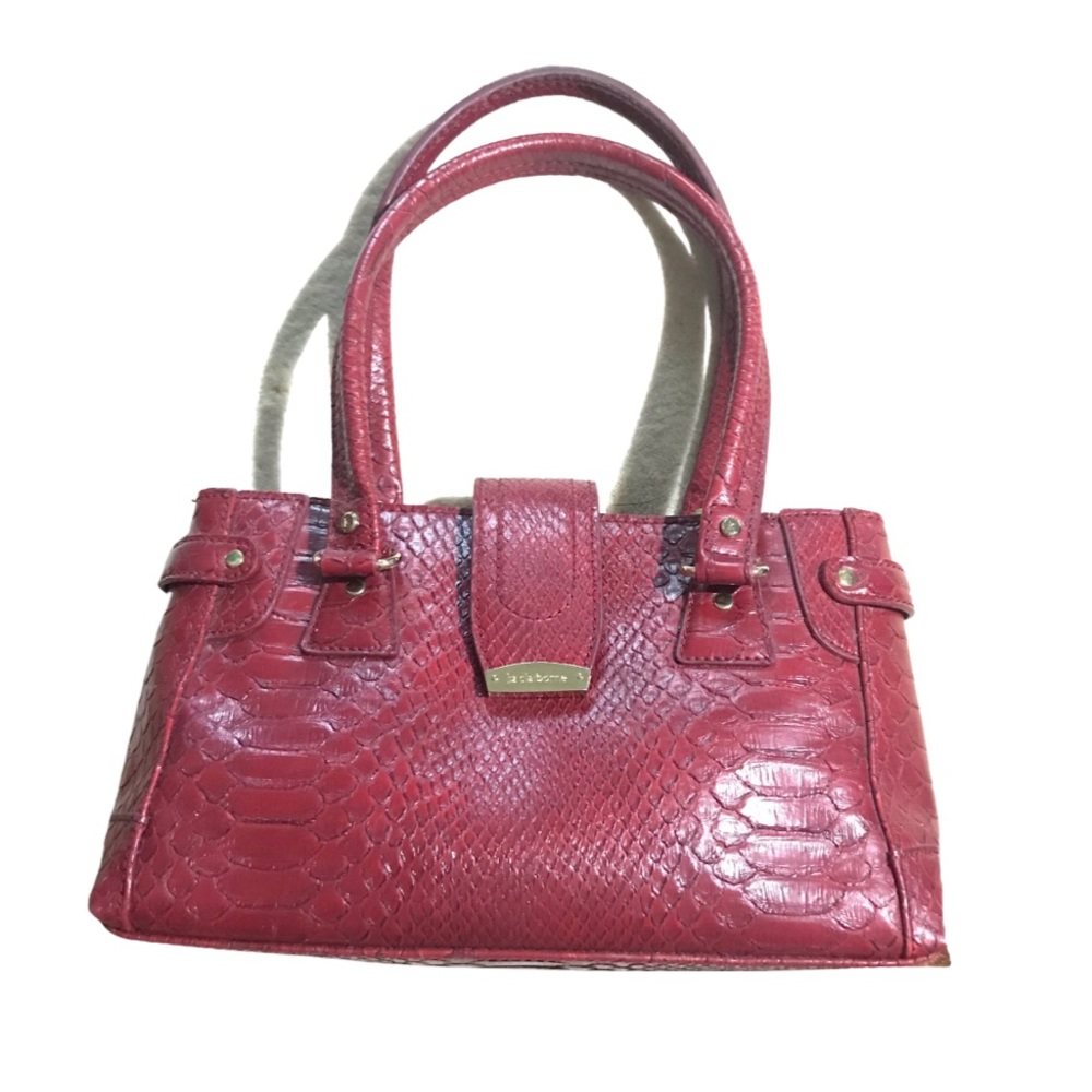 Liz Claiborne Crocodile Embossed Handbag